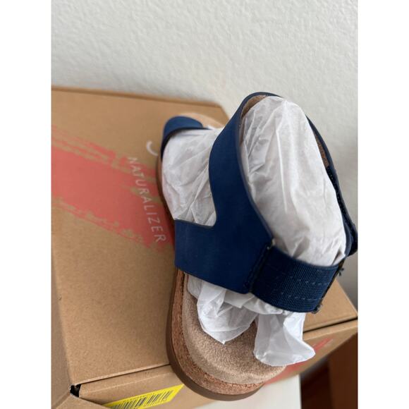 NIB Women's SOUL Naturalizer Women's Divina Sandal Blue Strap Summer  6.5 - Picture 7 of 11